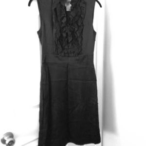 Tory Burch 100% Silk Dress, Black, with box